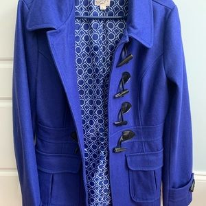 LIKE NEW WOMENS SIZE L TULLE PEACOAT